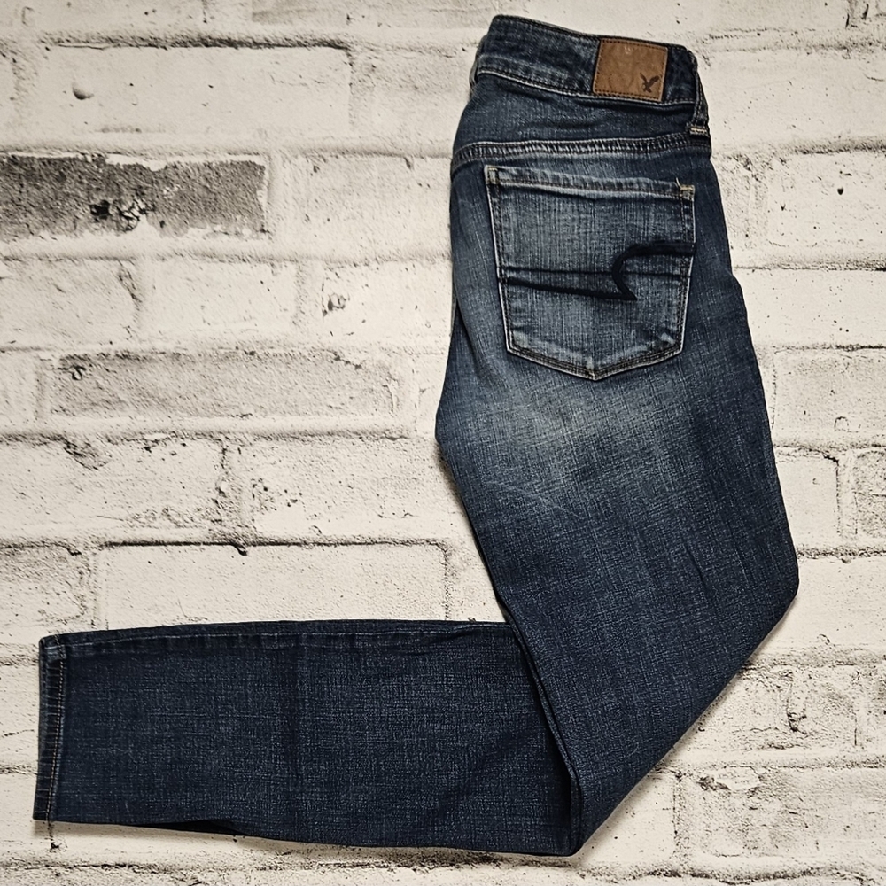 Dark Wash Women's Skinny Jeans - American Eagle Outfitters